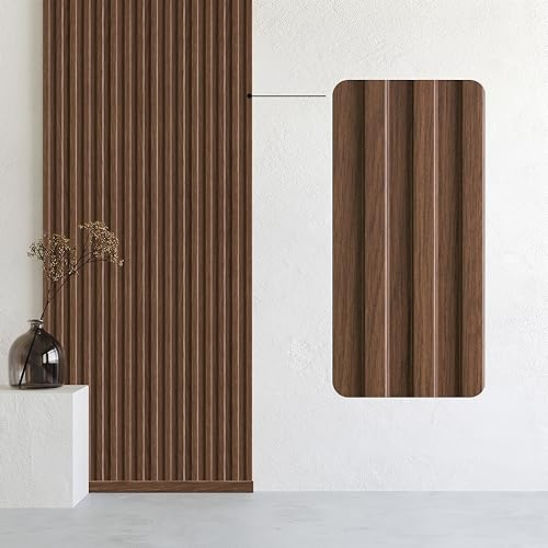 Bildershop-24 14er Set Wandpaneele & Deckenpaneele Dekowa in Eiche Braun 252 x 10,7 x 1,5 cm