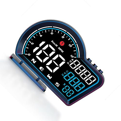 WNDUOKXH Tacho Alarm – Multifunktionsdisplay, zerstörungsfreie Installation, automatische Empfindlichkeitseinstellung, digital