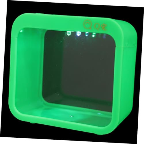 minkissy Mini Aquarium Mit Licht Kreatives Abnehmbares Betta-fischbecken Mini-Aquarium Für Zierfische Heimdekoration Zuchtbox Und Pflanzenarrangement