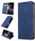 KANVOOS Wallet Case for Huawei P20 Pro with Card Holder, PU Leather Cover Magnetic Shockproof TPU Bumper Flip Folio Case for Huawei P20 Pro (Blue)