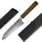 REDSALT® SANTOKU 三德 17cm SPG2 Damaststahl Allzweckmesser handgefertigt in Japan | HRC 62+ Profi Kochmesser 65 Lagen Damast Klinge rostfrei | Chef Messer Küchenmesser Damastmesser