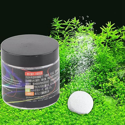 Yctze Kohlendioxid-CO2-Tabletten für Gesunde Wasserpflanzen, Gras- und Aquariumaquarien, Effizientes Wasserpflanzen-Boost-Set mit Aquariumfiltern und Zubehör