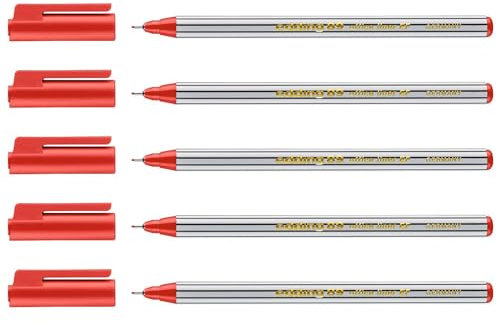 Edding 5 Fineliner 89 Office Liner, 0,3 mm, Rot
