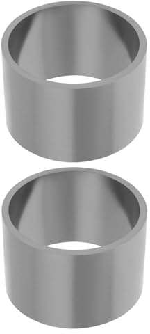 eMagTech 2 Juntas para Tubo de Escape de Motocicleta Silenciador para Tubo de Escape con Diámetro Interior de 45 Mm 50x45x33 Mm Color Gris