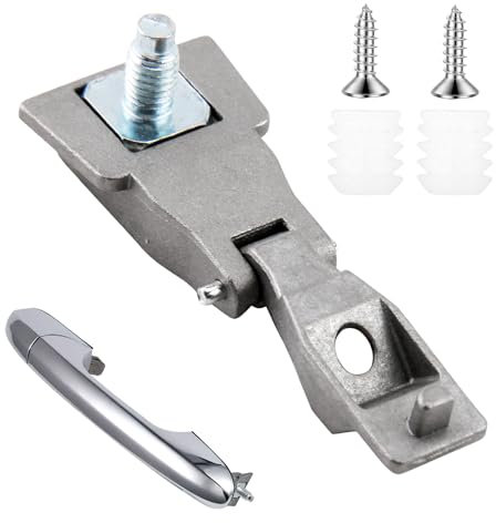 Door Handle Hinge Repair Kit for Fiat 500 Abarth 500 Alfa Romeo 147 GT Car Chrome Outer Exterior Door Handle Drivers Side Hinge Professional Replacement 51964555 51939041
