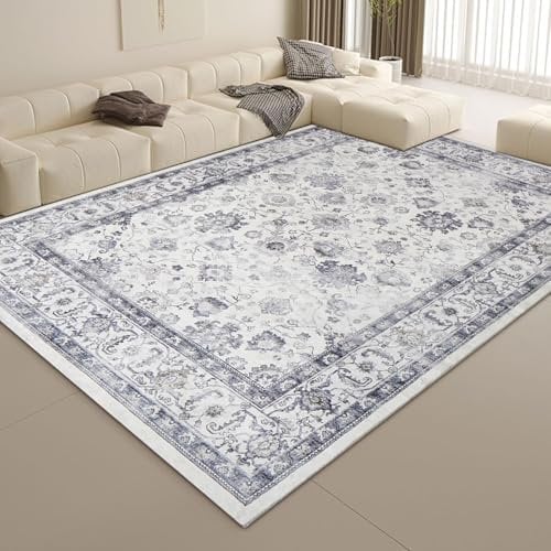 Aspire Homeware Rugs for Bedroom Living Room Extra Large 240x320 cm - Traditional Area Rugs Cashmere Style Soft Short Pile Vintage Rug - Carpet for Dining Room Easy To Clean, Serene