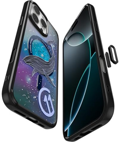 Spigen Ultra Hybrid T MagFit Case for iPhone 16 Pro [c11 Series Eternal edition] [Camera Control Button Covered] [MagSafe Compatible] [3D Spatial Effect with Hexa-Layer Print] - Eternal