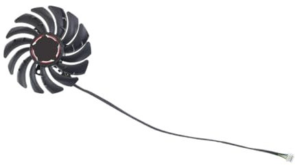 DLUPING PLD09210B12HH PLD10010B12HH DC12V Ventilateur de Carte Graphique pour MSI RTX 2080 2080Ti 2080 2070 Super Gaming X Trio Ventilateur de Refroidissement de Carte vidéo(87MM 1PCS)