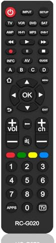 Universalfernbedienung für alle Fernseher/Blu-ray/DVD Player/Streaming-Media-Player und alle Audio Videogeräte – Einfache Einrichtung Universal Fernbedienung