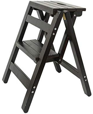 SFSLBFB Holz Trittleitern Hocker Klapp Bibliothek Schritte Multifunktionale Küche Büro Leiter Stuhl