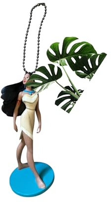 Offizielle DlSNEY Prinzessin Pocahontas PVC Figur Figur Fan/Light Pull 10cm