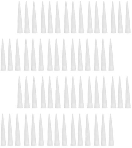 40-Piece Plastic Sealant Nozzles for Caulking Guns, Durable and Flexible Silicone Adhesive Applicators for Various Repair Tasks