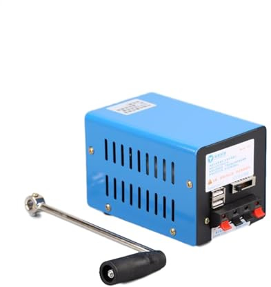 Generador de manivela,Cargador de manivela de 20 W | Accident Manual Generator 2000rpm Hand Crank Generator, Central eléctrica para el hogar y al aire
