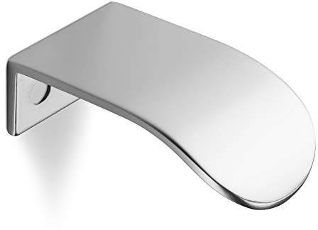 SOTECH Griffleiste OLE BA 16 mm Chrom matt | Schrankgriff Länge 28 mm schlanker Möbelgriff von SCHÜCO ALU COMPETENCE