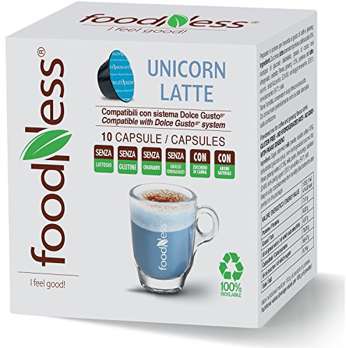 Foodness Capsula Unicorn Latte - Pacco da 10 x 140 g