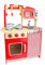 Best For Kids - Kinderküche | Spielküche W10C072 Holz | Kinderküche Holz | Kinderküche Holz ab 3 Jahre | Spielküche mit Zubehör | Rot Spielküche Hergestellt aus MDF-Platte