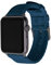 Archer Watch Straps - Uhrenarmbänder aus Nylon-Sitzgurtmaterial für Apple Watch (Navy Blau/Space Grau, 40/41/42mm)