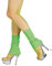 PARTY DISCOUNT Stulpen Beinwärmer, unifarben, neon-grün