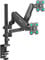 ONKRON Braccio Monitor Doppio da 13 a 32 pollici - Supporto Monitor Scrivania in Colore Nero Carico Totale 16 kg - Supporto Schermo PC con max VESA 100x100 - Porta Schermo PC da Scrivania G140-B