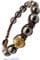 Samsara - Bracciale Tibetano Buddista con Ematite, Shamballa, Filo in Cotone Cerato Marrone, Pietra Corallo, Quarzo Rosa, Tamashii, Ambra Naturale, per Cresima, Uomo e Donna, Regolabile 18,5-22,5 cm