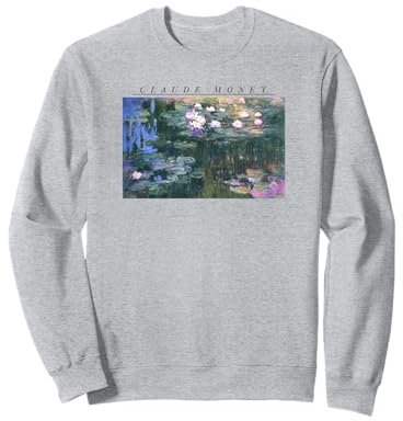 Claude Monet Water Lilies Painting Sweatshirt