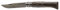 Opinel No. 08 Palm Wood Black limitiert Taschenmesser, 8,3 cm lange Clip-Point-Klinge aus 12C27M, 254636 Braun