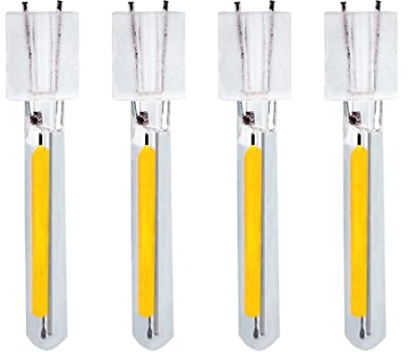 Kawaya 4 Pcs LED Edison Bulb Filament, 1W Bulb Replacement Spare Plug in 2700K Warm White for Outdoor String Lights, S14, ST38, G40