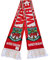 Wrexham Fanschal | AFC Wrexham Fußball-Fan-Schal | Premium-Acryl-Strick, Rot/Ausflug, einfarbig (Getaway Solids), over 5 feet long x 8 inches wide