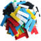 Lokatall Lot de 120 cales en plastique pour vitrage de fenêtre, porte, vitrage, cadre de vitrage, plusieurs tailles de 1 à 6 mm, 6 couleurs