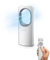 Wintem - Ventilatore a Torre Silenzioso Freezy Senza Pale con Telecomando, 3 Velocità, 3 Modalità, Timer 15 Ore e Oscillazione, Ventilatore da Terra con Display LED e Comandi Touch Intuitivi