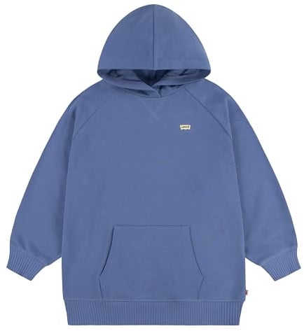 Levi's Mädchen LVG Pullover Hoodie 4EK187 Hooded Sweatshirt, Coastal Fjord, 10 Years