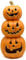 Horror-Shop Torre Calabaza Grande De Halloween con Luz 50cm