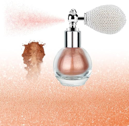 Glitzer Spray, Glitterspray für Face und Body, Glitzer Haarspray, Glitzer Haarspray Make-up, Glitzer-Spray für Haar und Körper, Highlighter Spray Pulver Glitzer-Spray, für Festival, Party, Bronze