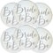 6pcs Bride To Be Silver Mirror Acrylic Cake Charm Topper Cake Disc Acrylic Wedding Celebration Cupcake Topper Getting Married Cake Topper Gift For Her Wedding 50mm 5cm 2inch