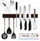 Stainless Magnetic Knife Rack for Wall 16 Inches, Multifunctional Knife Magnetic Strip Fridge for Organizing Kitchen Utensils, Glue, 2 Side Hooks, & Foam Adhesive Strip Included