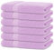 BANANALU 6 Handtücher Set 50x100cm 100% Baumwolle Gästehandtücher Handtuch Lila Flieder