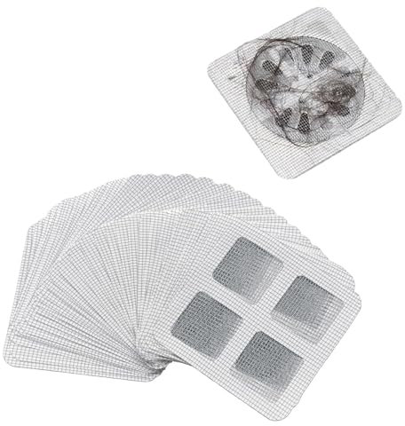 50 Pièces Attrape Cheveux Douche,Filtre Cheveux Douche,Drain Sticker Jetables,éviter Les Drains Bouchés,pour Salle De Bain évier De Cuisine