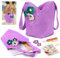 Häkelset für Anfänger, Tasche Häkel-Starterset, Einsteiger Häkelset Häckeln Stricken Set mit Schritt-für-Schritt-Video-Tutorials, Garn, Häkelnadel, Tasche Häkelset für DIY Handarbeiten Geschenk