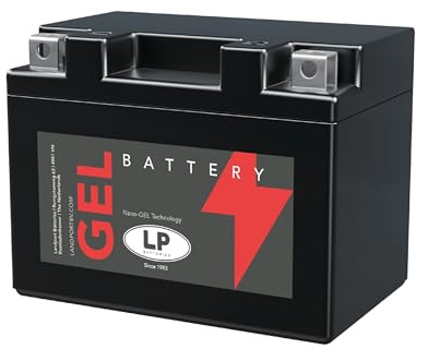 Landport Gel Starter Battery 12 volt, 4 Ah/10hr, 60 CCA With Gel Technology-Ideal For Motorcycles & Powersport Vehicles -MG LB4-3