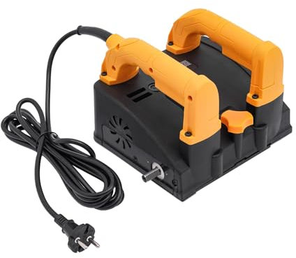 Handheld Wandhobel Elektrische, 1200W 220V Wandhobelmaschine 1000-4000 r/min Hobelmaschine Wandhobel Walzenhobelmaschine mit 2 Kohlebürsten und Werkzeugkoffer（Zementmesser）