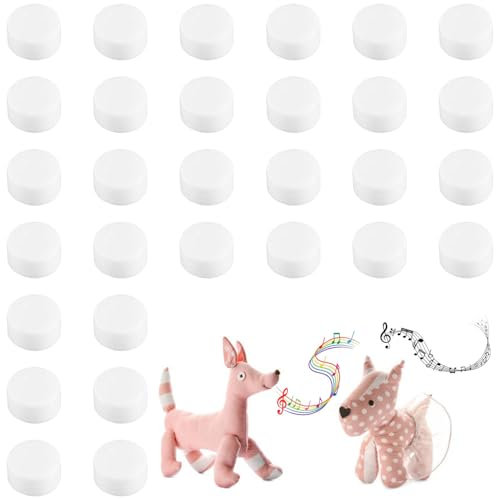 Set Rasseldosen Rasseln Zum Einnähen,30PCS Kuscheltiere Quietscher,Quietscherm Rasselbällen,Rassel Zum Einnähen,Baby Rasselkugeln Zum EinnäHen,Rasselkugeln,Squeaker Kunststoff-Glöckchen