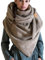 Dreieckstuch Damen Winter Schal Damen Winter Dreieck mit Button Kuschelig Schals Winter Warmer Dreieckschal Damen Multifunktionaler Schal Winterschals Retro Frauen Flauschig