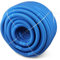 POOL Total 10,50 m Schwimmbadschlauch Ø 38mm Blau - Flexibler trittfester Kunststoff - UV-stabil und temperaturbeständig - Integrierte Muffen - Made in Germany