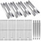 Hiorucet Grillteile für Broil King 4-Brenner 9221-64, Baron 440, Baron 420, 9221-67, Baron 490, 9225-54, 3-Brenner Baron 320, 9221-54, 9221-57, 9211-54, 9215-54, Grillroste, Brenner, Heizplatten