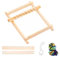 Kznifmk Webstuhl-Set, Kleines Webstuhl-Set, DIY-Handstrick-Webmaschine für Webbrett-, Wandteppiche, Erwachsene, Anfänger
