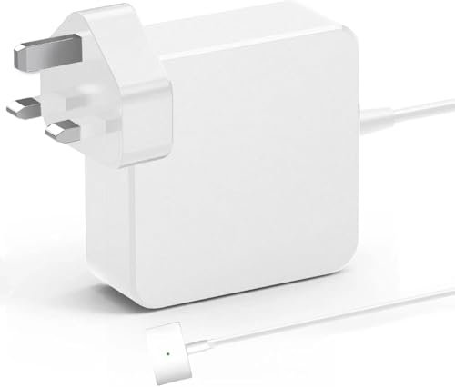 Mac Book Air Charger UK, 45W T-tip Connector Power Adapter Laptop Charger for with MacBook Air 11 inch and 13 inch (Mid-2012,2013,2014,2015,2017), Mac Modles A1435 A1436 A1466 A1465 etc.