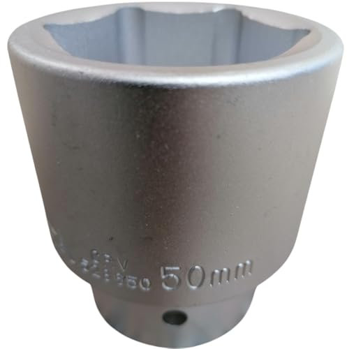 SIO 1 Llave de Vaso Hexagonal Corta CR-V (50mm.)