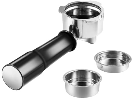 Porte-filtre 51 mm avec 1 tasse et 2 paniers filtrants pour Neretva modèle : PE3670U (PE3680), porte-filtre pressurisé de 51 mm à 3 oreilles, pièces de rechange pour machine à café Neretva Expresso