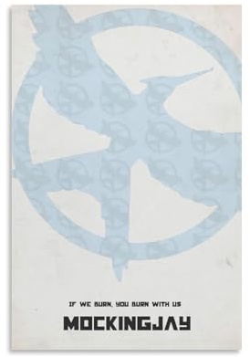 Poster Tribute von Panem, ästhetische Wandkunst, dekoratives Gemälde, Poster, Dekoration, Vintage-Leinwand für Wohnzimmer, Schlafzimmer, 20 x 30 cm, ungerahmter Stil