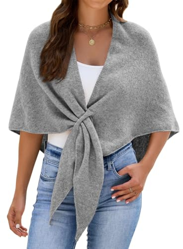 Wantonfy Schal Damen Dreieckstuch Wrap Pashmina Warm Poncho | Tücher,Herbst,Winter, Freizeitaktivitäten, Abendessen, Abendausflug